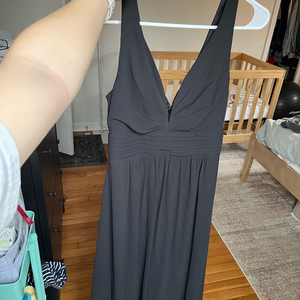 Lulu's Classic Black Dress - Picture 2 of 4